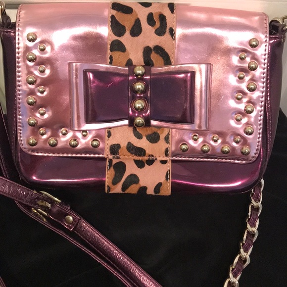 Sharif 1827 original shiny magenta crossbody - Picture 4 of 8